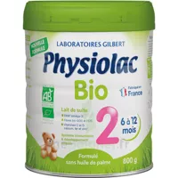 Physiolac Bio 2 Lait Pdre B/800g à BOURG-SAINT-ANDÉOL