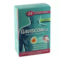 Gavisconell Menthe Sans Sucre, Suspension Buvable 24 Sachets à BOURG-SAINT-ANDÉOL