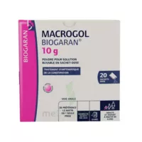 Macrogol Biogaran 10 G, Poudre Pour Solution Buvable En Sachet-dose à BOURG-SAINT-ANDÉOL